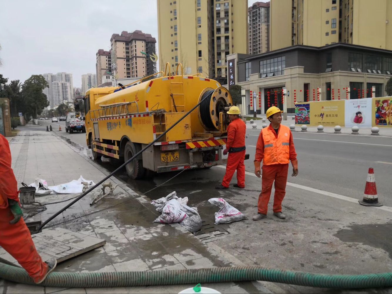 绥滨排污管道清淤-管道清洗